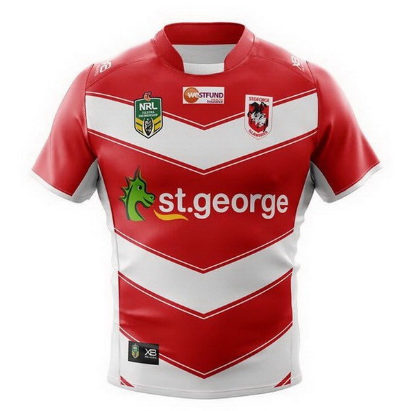 Tailandia Camiseta St.George Illawarra Dragons 2ª Kit 2018 Rojo